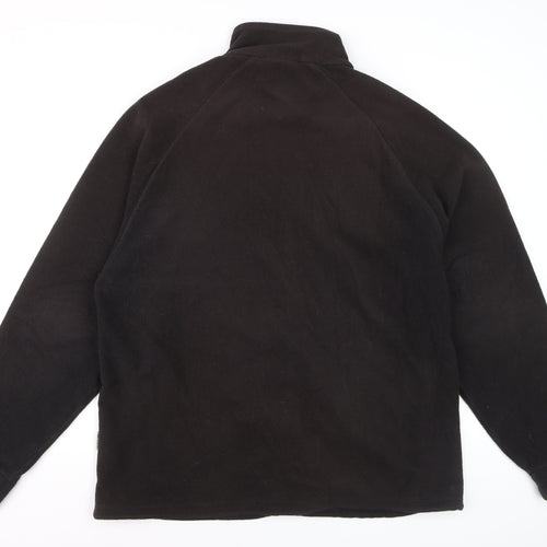 Trespass Men's Black Fleece Full Zip Lightweight 2XL Jacket