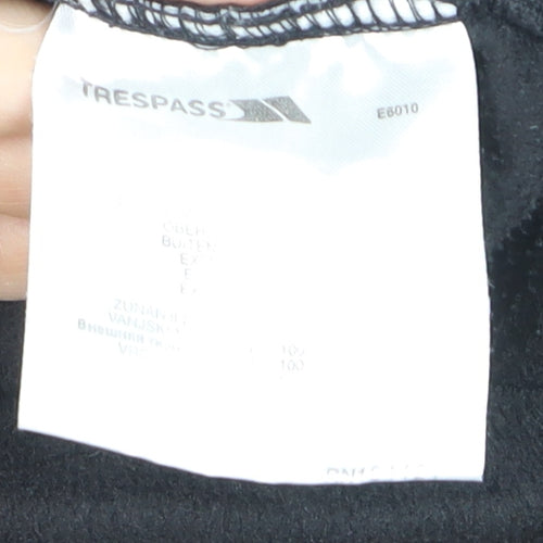 Trespass Men's Black Fleece Full Zip Lightweight 2XL Jacket