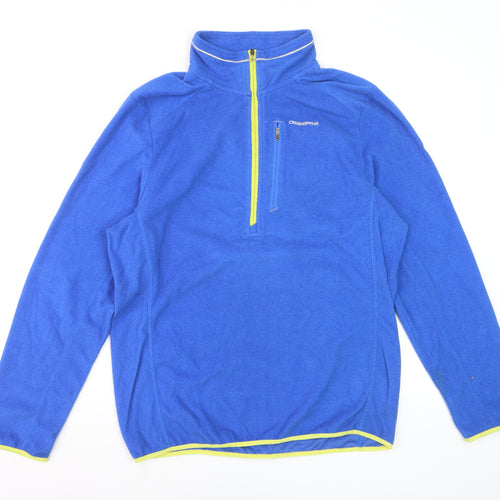 Craghoppers Mens Blue 1/4 Zip Fleece Pullover Sweatshirt M