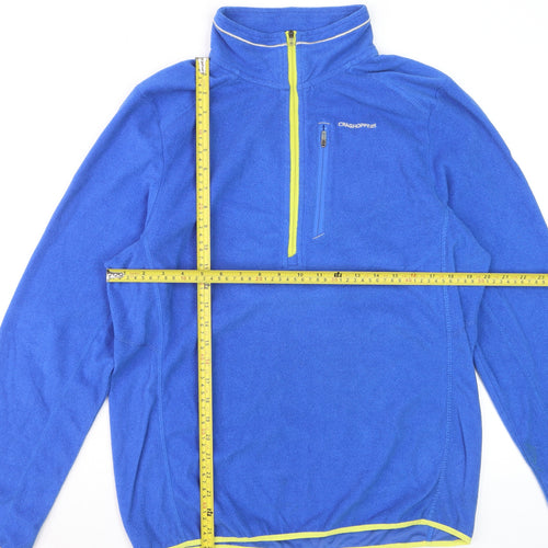 Craghoppers Mens Blue 1/4 Zip Fleece Pullover Sweatshirt M