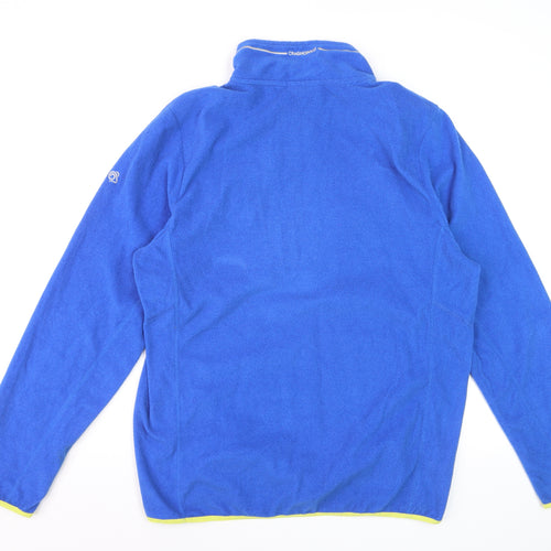 Craghoppers Mens Blue 1/4 Zip Fleece Pullover Sweatshirt M