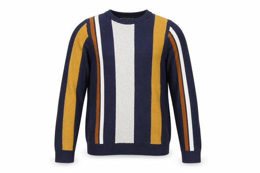 Next Boys Blue Striped Cotton Crew Neck Jumper 12 Years