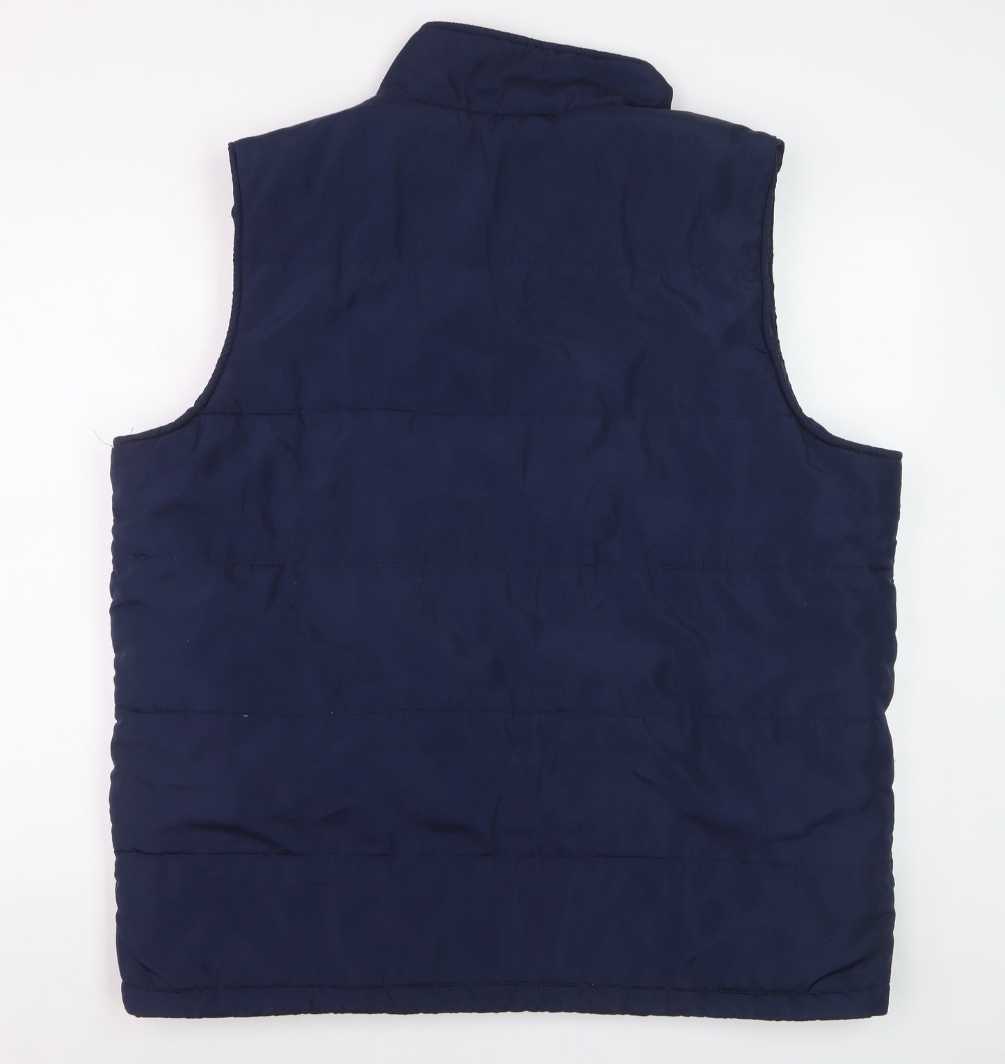 Avenue Men's Blue XL Padded Polyester Bodywarmer Waistcoat