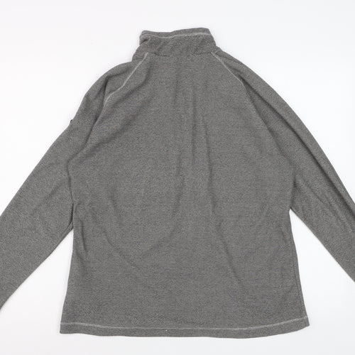 Regatta Great Outdoors Women Grey 1/4 Zip Pullover Sweatshirt UK 14