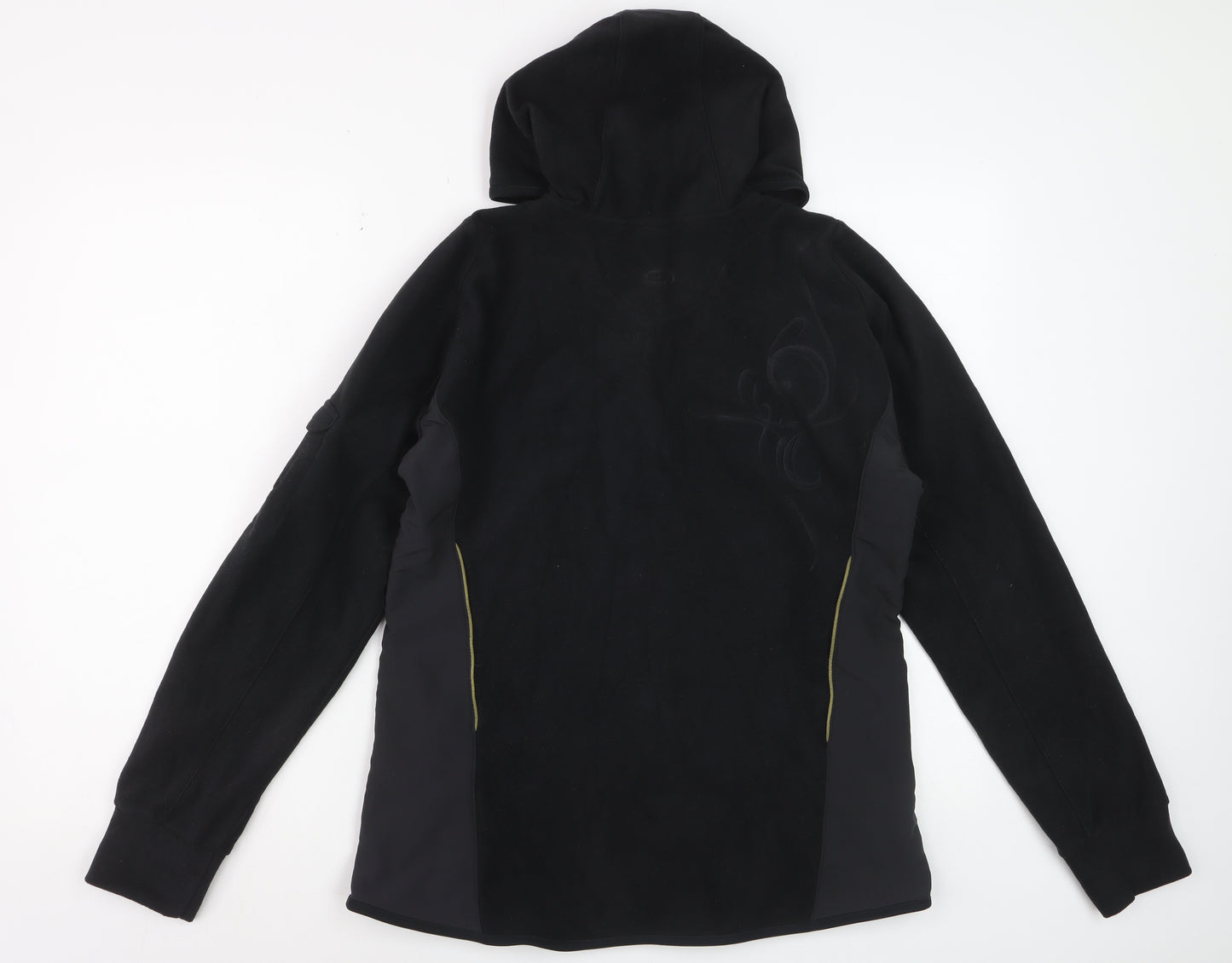 Kalenji Women's Black Hoodie Fleece 1/2 Zip Size 14 Running Top