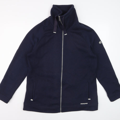 Craghoppers Womens Blue Full Zip Fleece Jacket UK 18 Regular Fit
