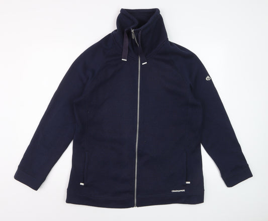Craghoppers Womens Blue Full Zip Fleece Jacket UK 18 Regular Fit