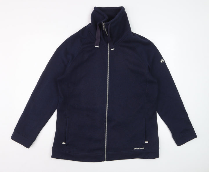 Craghoppers Womens Blue Full Zip Fleece Jacket UK 18 Regular Fit