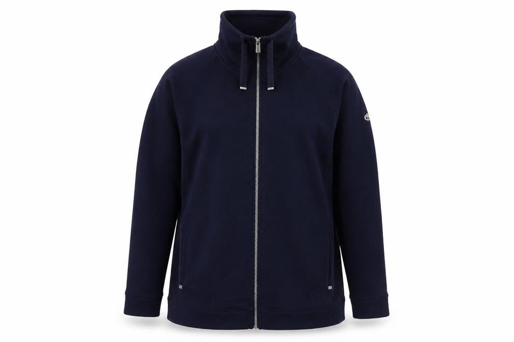 Craghoppers Womens Blue Full Zip Fleece Jacket UK 18 Regular Fit