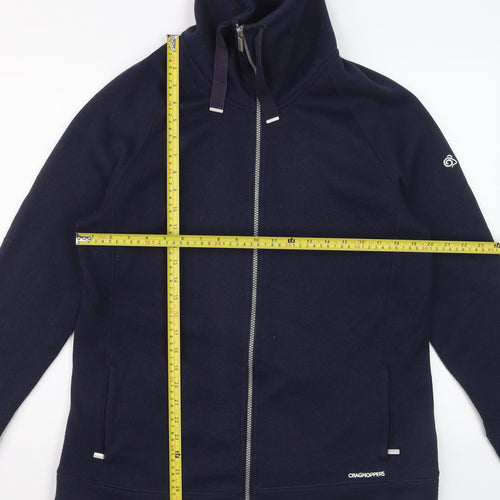 Craghoppers Womens Blue Full Zip Fleece Jacket UK 18 Regular Fit