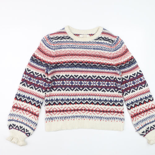 Marks and Spencer Women’s Multicoloured Fair Isle Jumper Size 10