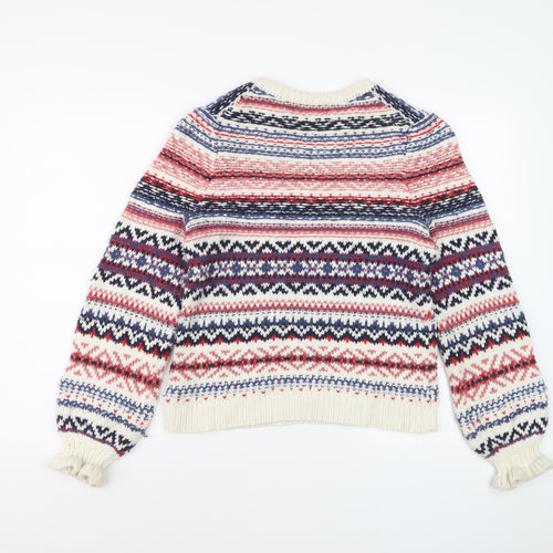 Marks and Spencer Women’s Multicoloured Fair Isle Jumper Size 10