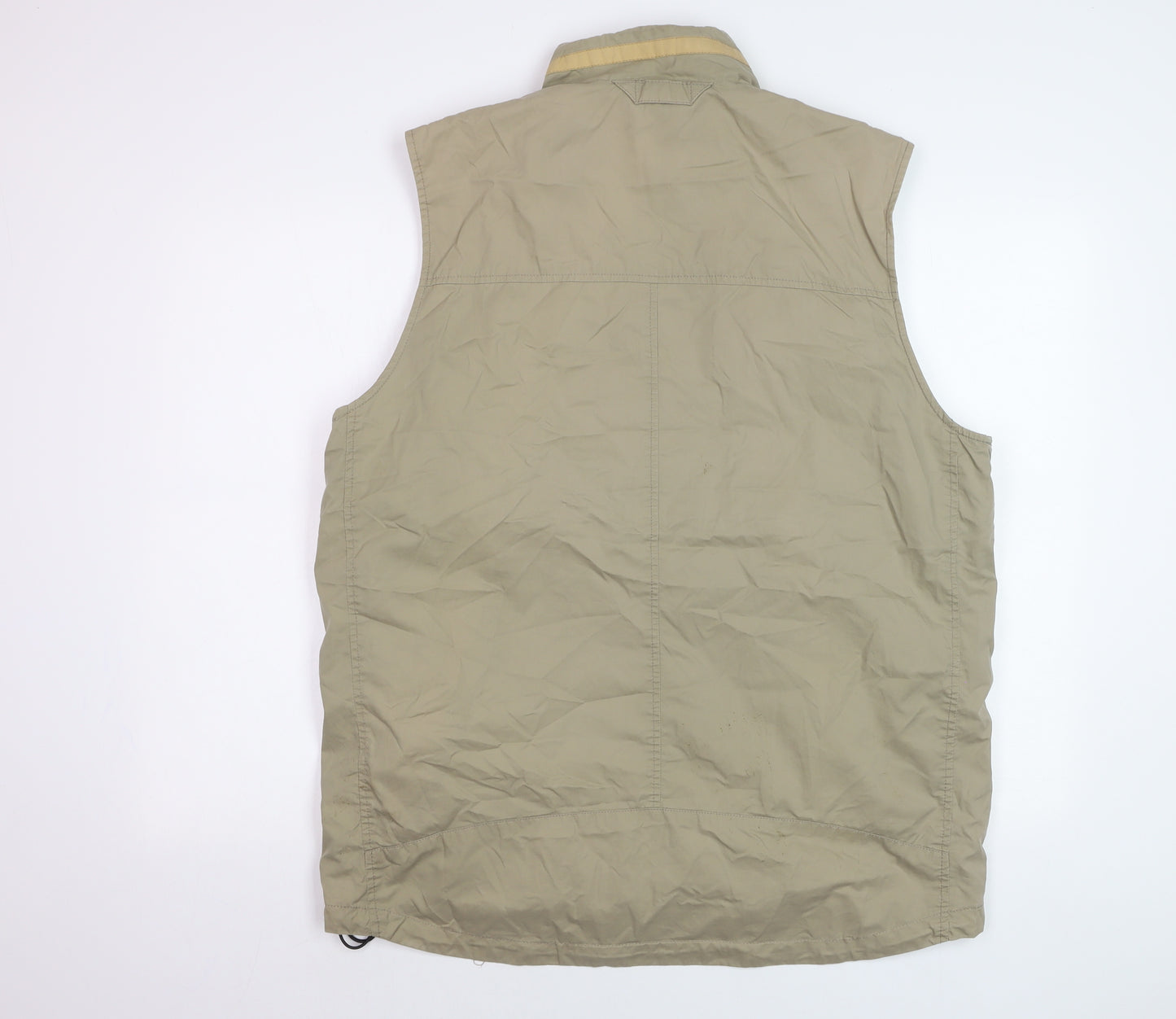 Brook Taverner Men's Beige Cotton Bodywarmer Gilet Size 44