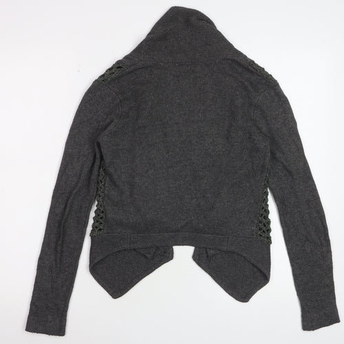Marks and Spencer Women’s Grey Open Knit Cardigan Size 8