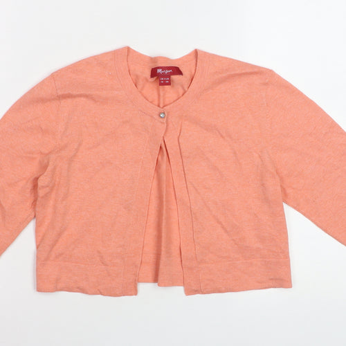 Monsoon Women’s Coral Cardigan Size 10 Button Detail Knitwear