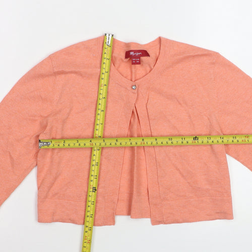 Monsoon Women’s Coral Cardigan Size 10 Button Detail Knitwear