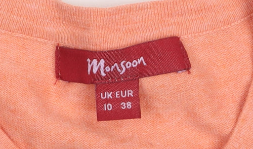 Monsoon Women’s Coral Cardigan Size 10 Button Detail Knitwear