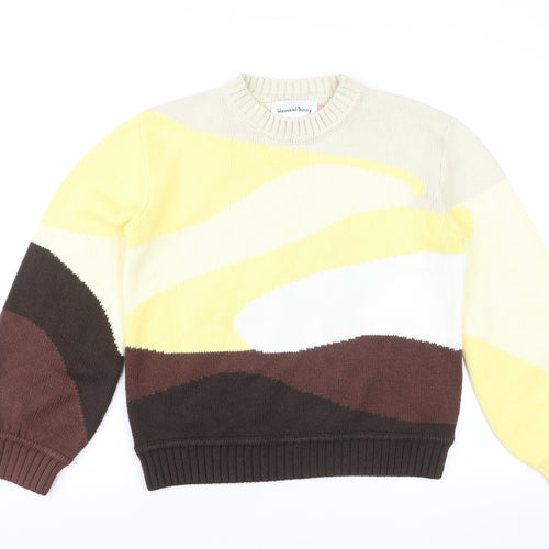 House of Sunny Women's Multicoloured Knit Pullover Jumper Size 8