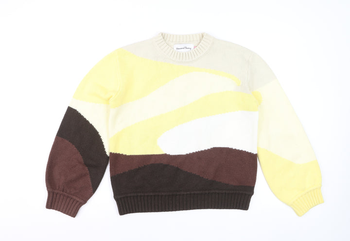 House of Sunny Women's Multicoloured Knit Pullover Jumper Size 8