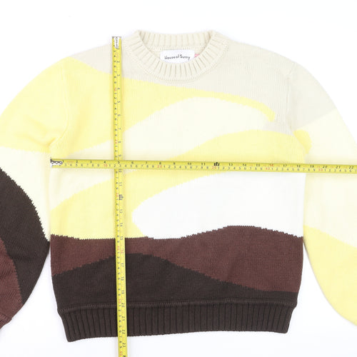 House of Sunny Women's Multicoloured Knit Pullover Jumper Size 8