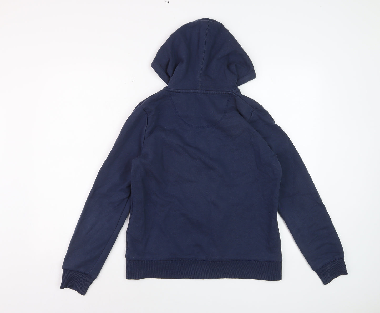 Crew Clothing Company Women's Navy Full Zip Hoodie Size 10 Cotton Blend