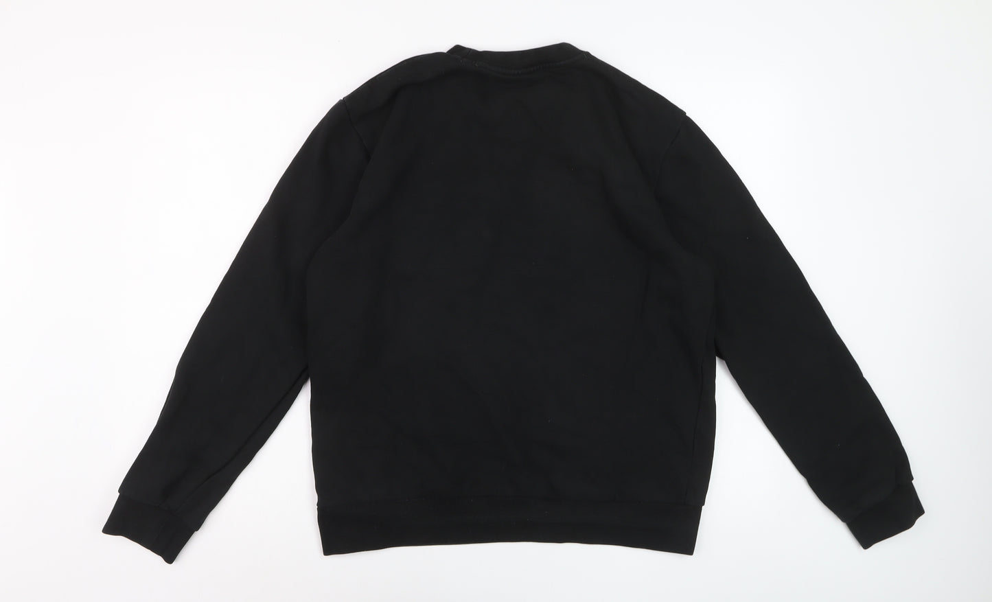 Lacoste Men’s Black Classic Fit Crew Neck Sweatshirt Size L