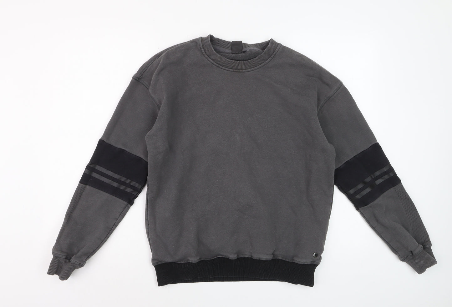 Lilybod Womens Grey Crew Neck Pullover Sweatshirt M Regular Fit