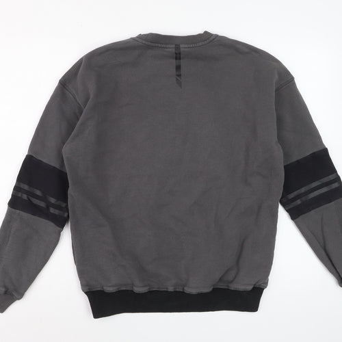 Lilybod Womens Grey Crew Neck Pullover Sweatshirt M Regular Fit