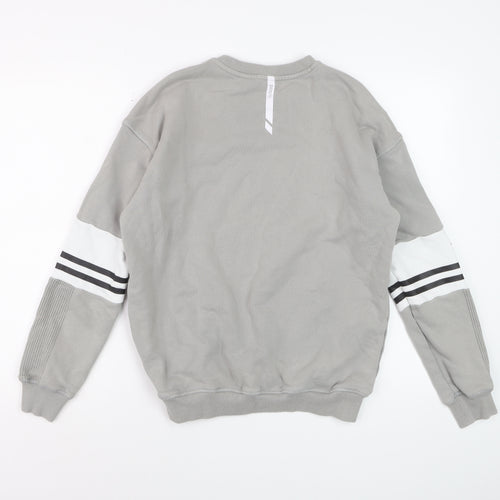 Lilybod Women Grey Crew Neck Pullover Sweatshirt XS Cotton