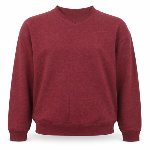 Jack Wills Women's Red V-Neck Pullover Sweatshirt Size 8