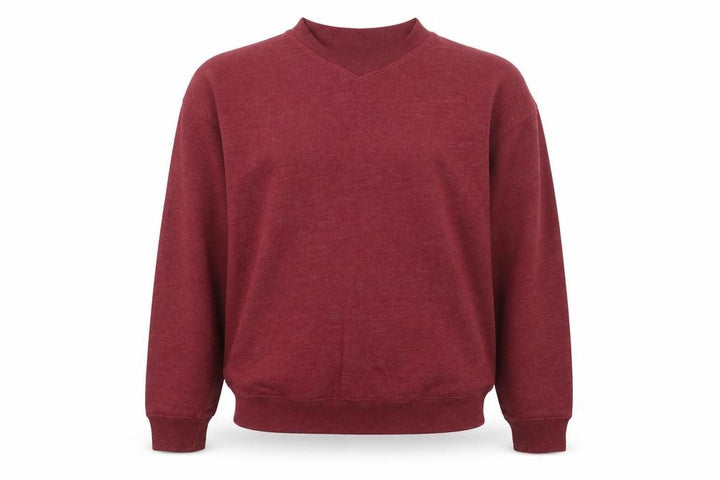 Jack Wills Women's Red V-Neck Pullover Sweatshirt Size 8