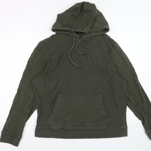 Ted Baker Men's Green XL Pullover Hoodie Cotton Lightweight