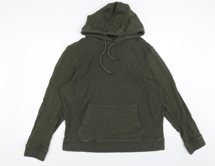 Ted Baker Men's Green XL Pullover Hoodie Cotton Lightweight