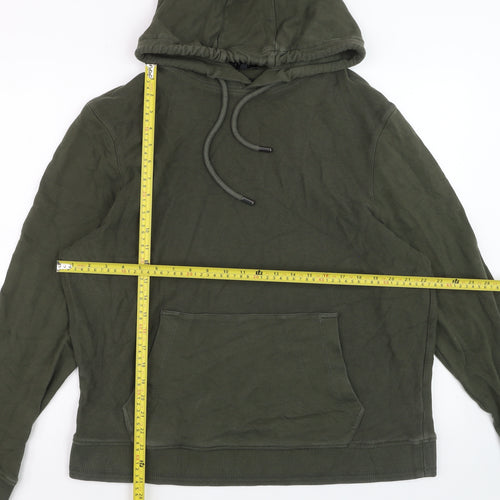 Ted Baker Men's Green XL Pullover Hoodie Cotton Lightweight