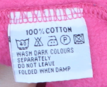 Lazy Jacks Women’s Pink 1/4 Zip Pullover Sweatshirt 3XL Cotton