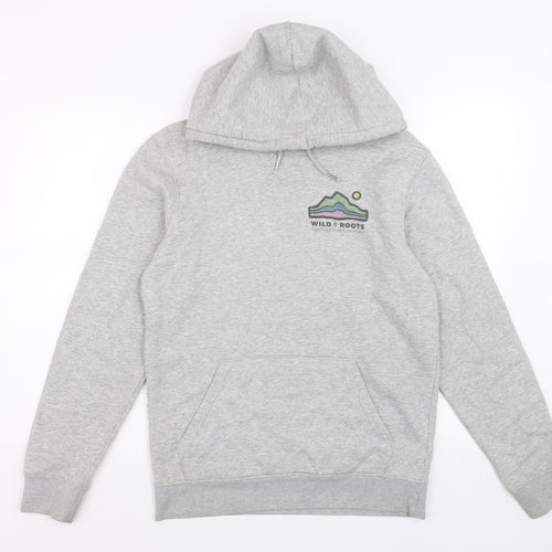 Banana Industries Mens Grey XS Pullover Hoodie Outdoor Graphic