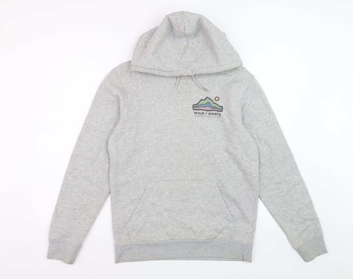 Banana Industries Mens Grey XS Pullover Hoodie Outdoor Graphic