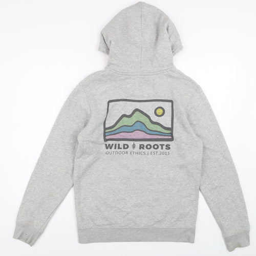 Banana Industries Mens Grey XS Pullover Hoodie Outdoor Graphic