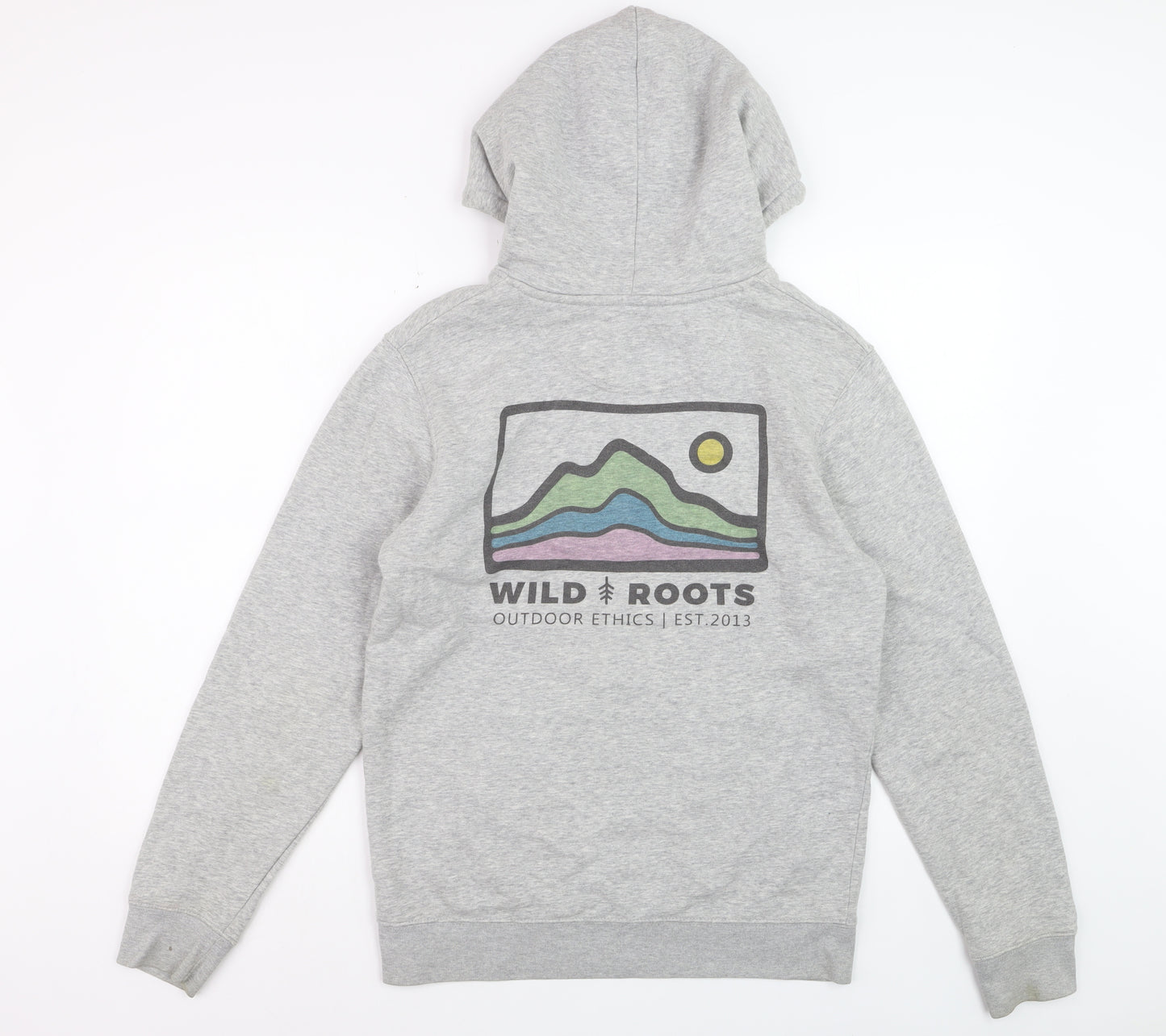 Banana Industries Mens Grey XS Pullover Hoodie Outdoor Graphic