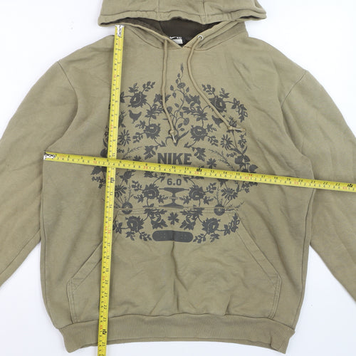 Nike 6.0 Men's Green Pullover Hoodie M Graphic Print Sportswear