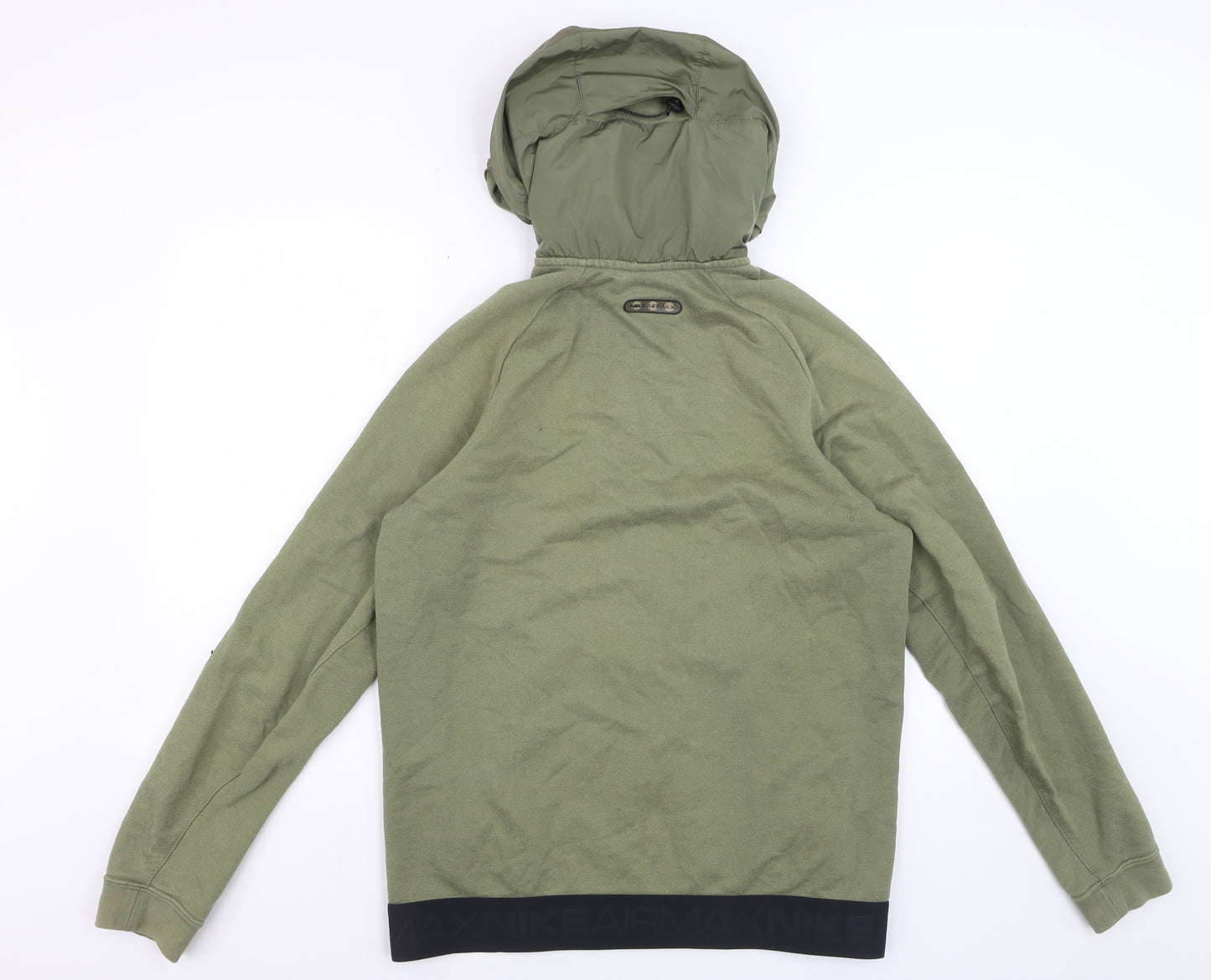 Nike Air Max Men's Green Hooded Full Zip Jacket Size M