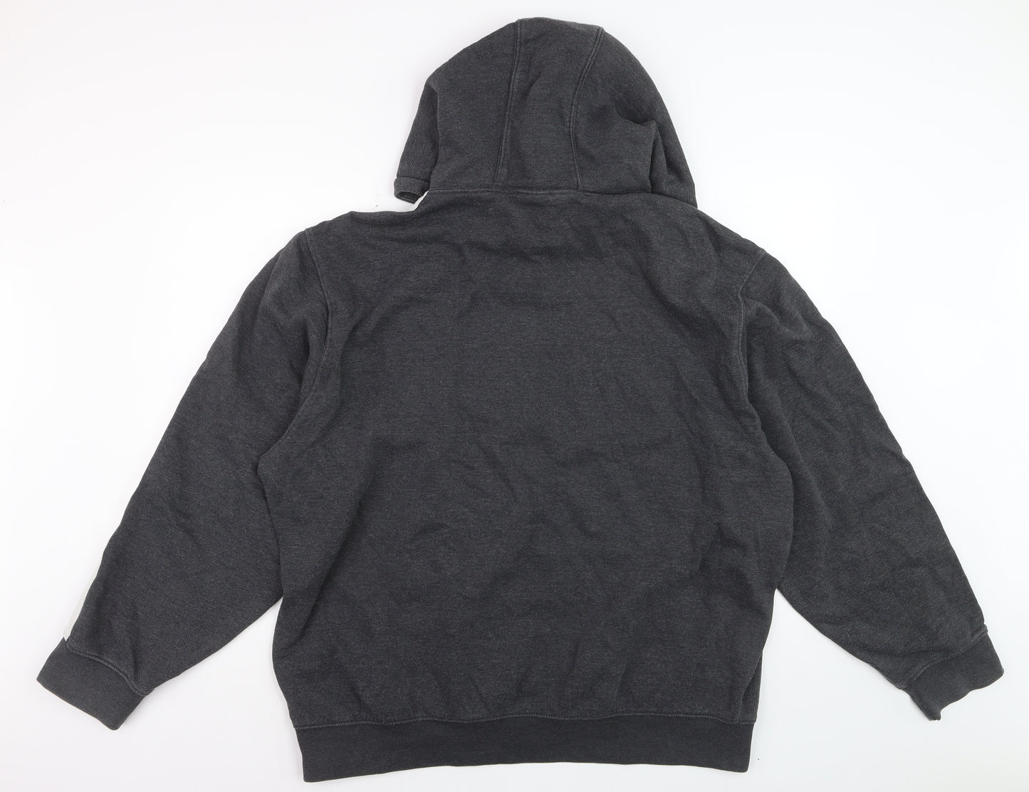 Lonsdale Men's Black 3XL Pullover Hoodie with Logo Print