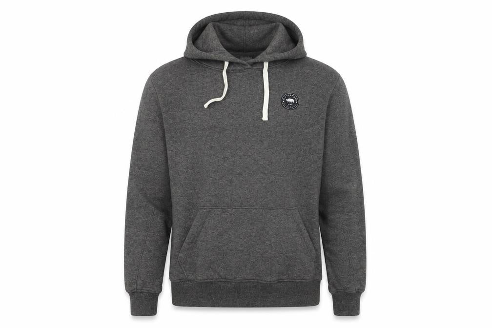 SoulCal & Co Mens Grey Pullover Hoodie L Cotton Blend Casual Sweatshirt