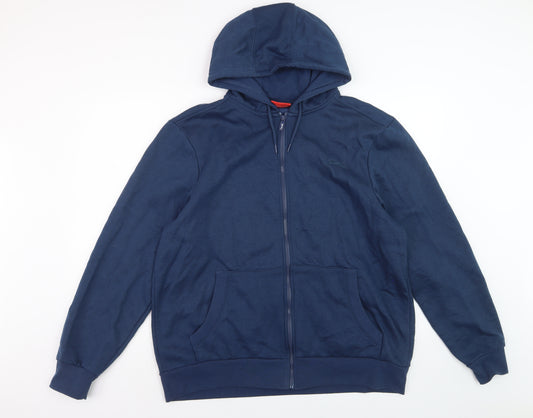 Slazenger Men's Blue Full Zip Hoodie Size L Regular Fit