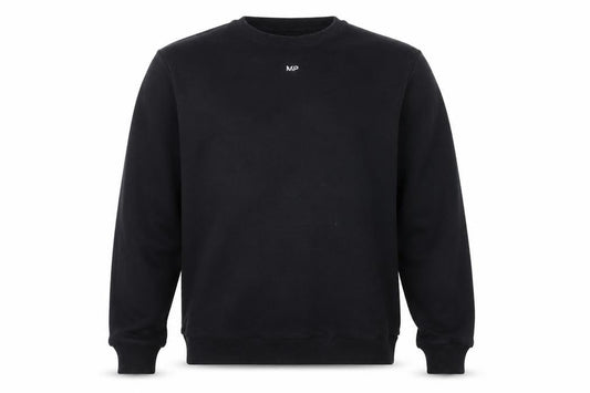 MP Men's Black Pullover Fleece Sweatshirt Size L Regular Fit