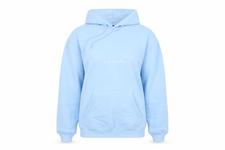 PrettyLittleThing Women’s Blue Pullover Hoodie XS Cotton Blend