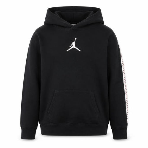 Jordan Boys Black Pullover Hoodie Size 12-13 Years Jumpman Logo Sweatshirt
