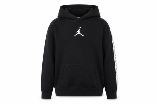 Jordan Boys Black Pullover Hoodie Size 12-13 Years Jumpman Logo Sweatshirt