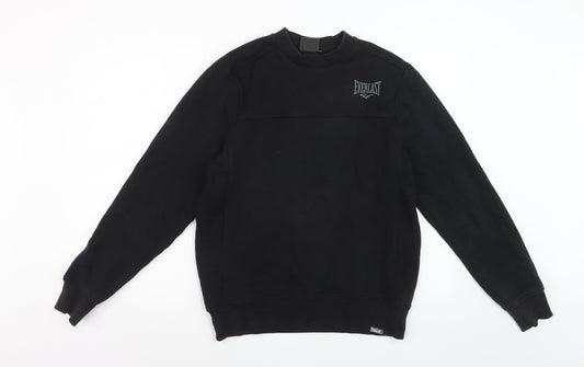 Everlast Men’s Black XS Pullover Sweatshirt Crew Neck Logo