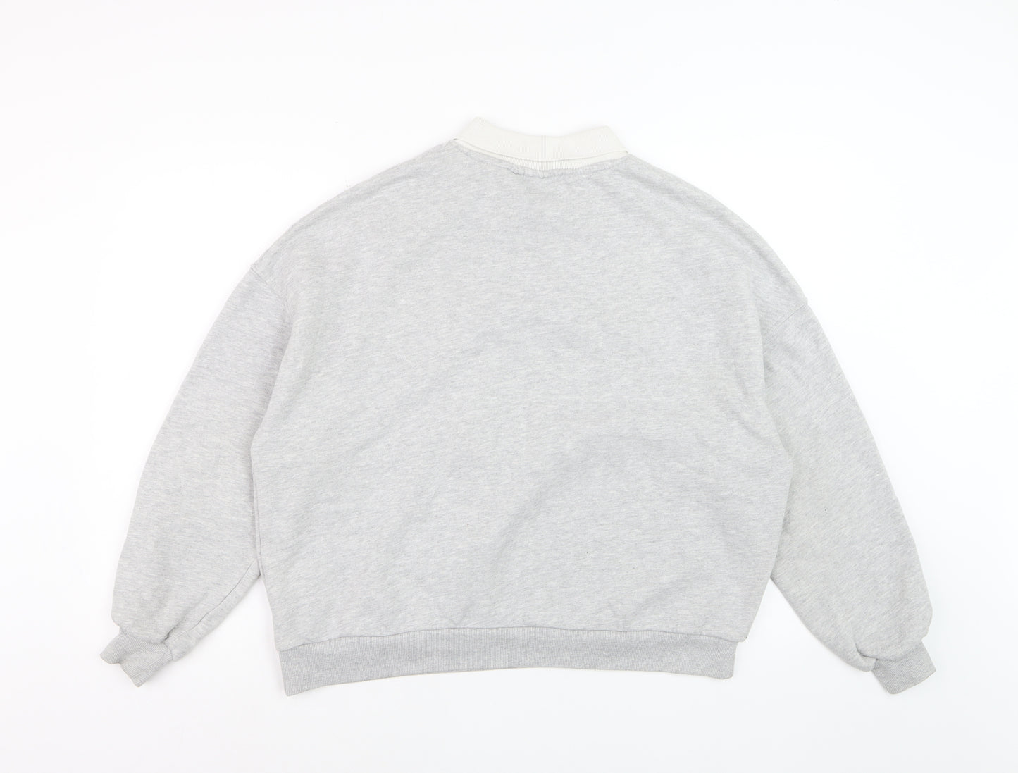 Pull&Bear Women Grey Yale University Relaxed Fit Sweatshirt M